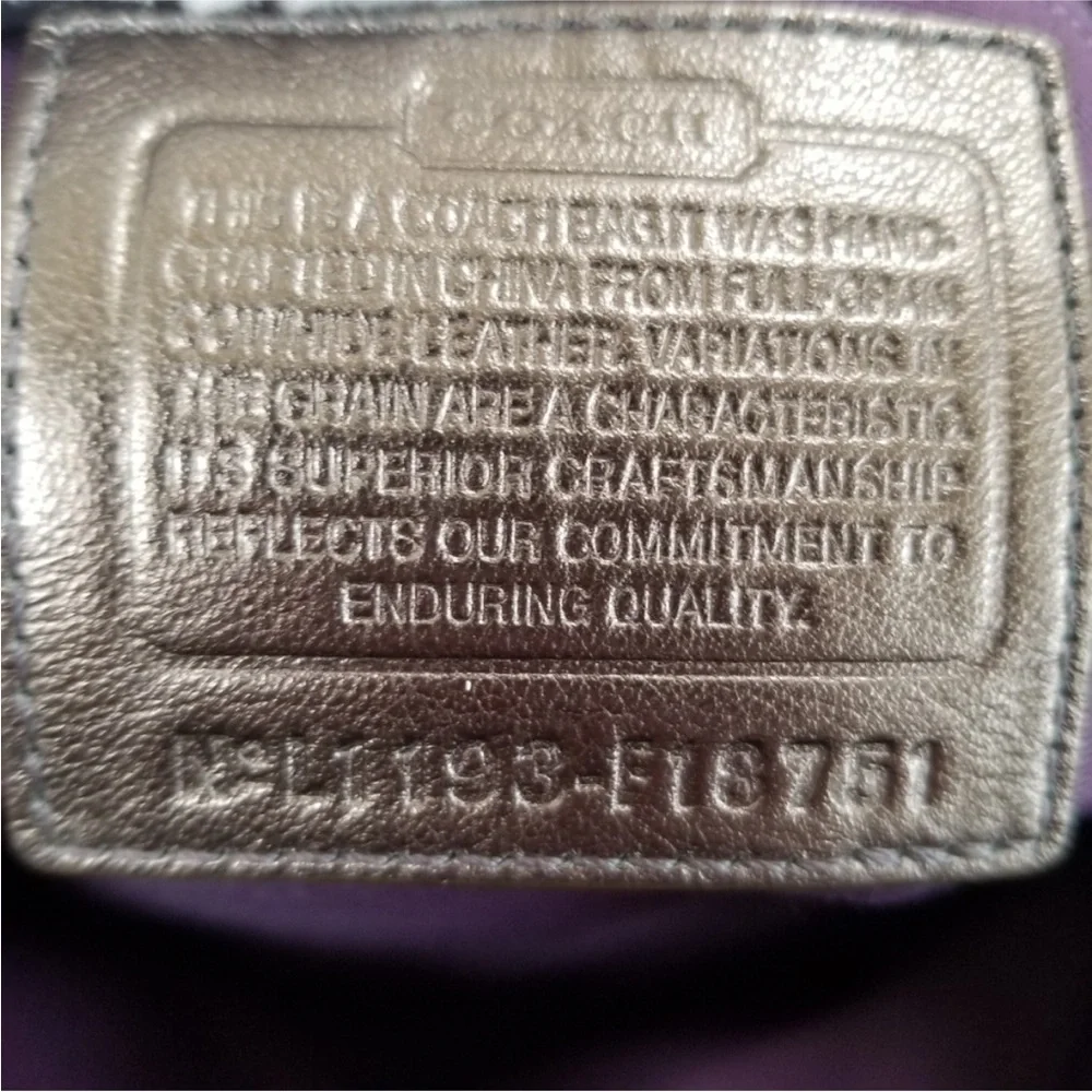 Coach SoHo Metallic Bronze Shoulder Bag - Picture 11 of 14